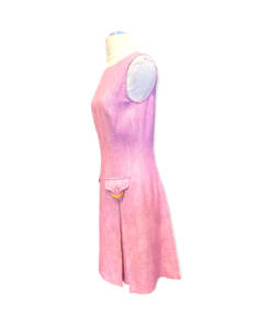 DAVID MEISTER Sleeveless Dress in Pink 12