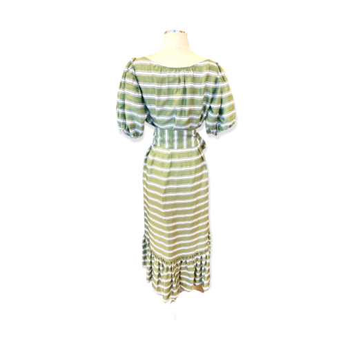 LISA MARIE FERNANDEZ Stripe Dress + Sash 4