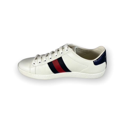 GUCCI Ace Snake Sneakers in White 4
