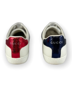 GUCCI Ace Snake Sneakers in White 11