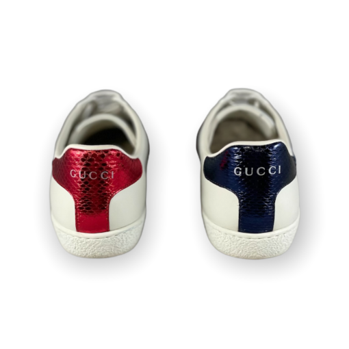 GUCCI Ace Snake Sneakers in White 3