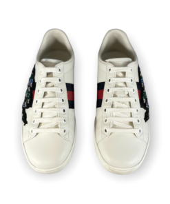 GUCCI Ace Snake Sneakers in White 10