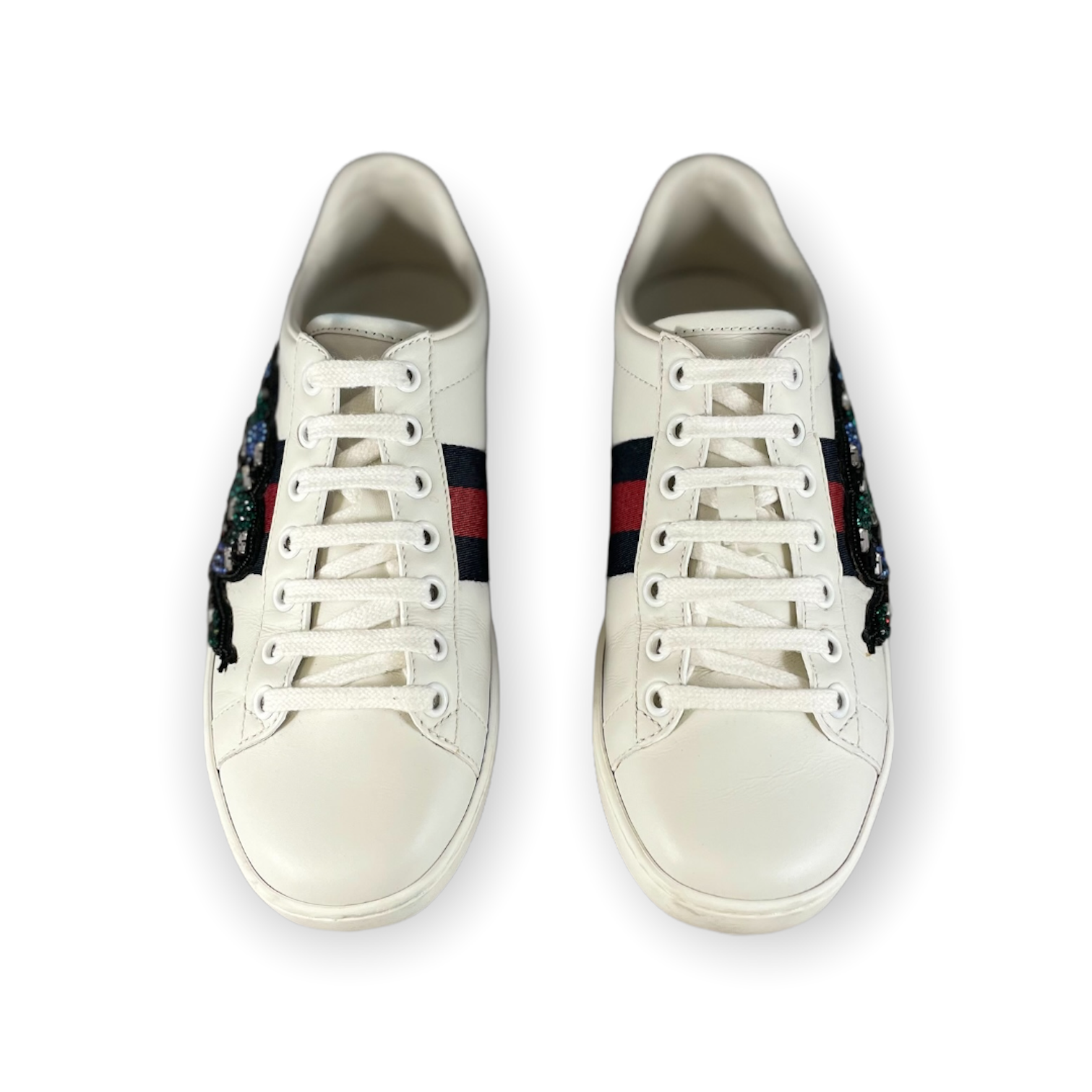 Neerduwen Zuiver Rafflesia Arnoldi GUCCI Ace Snake Sneakers in White - More Than You Can Imagine