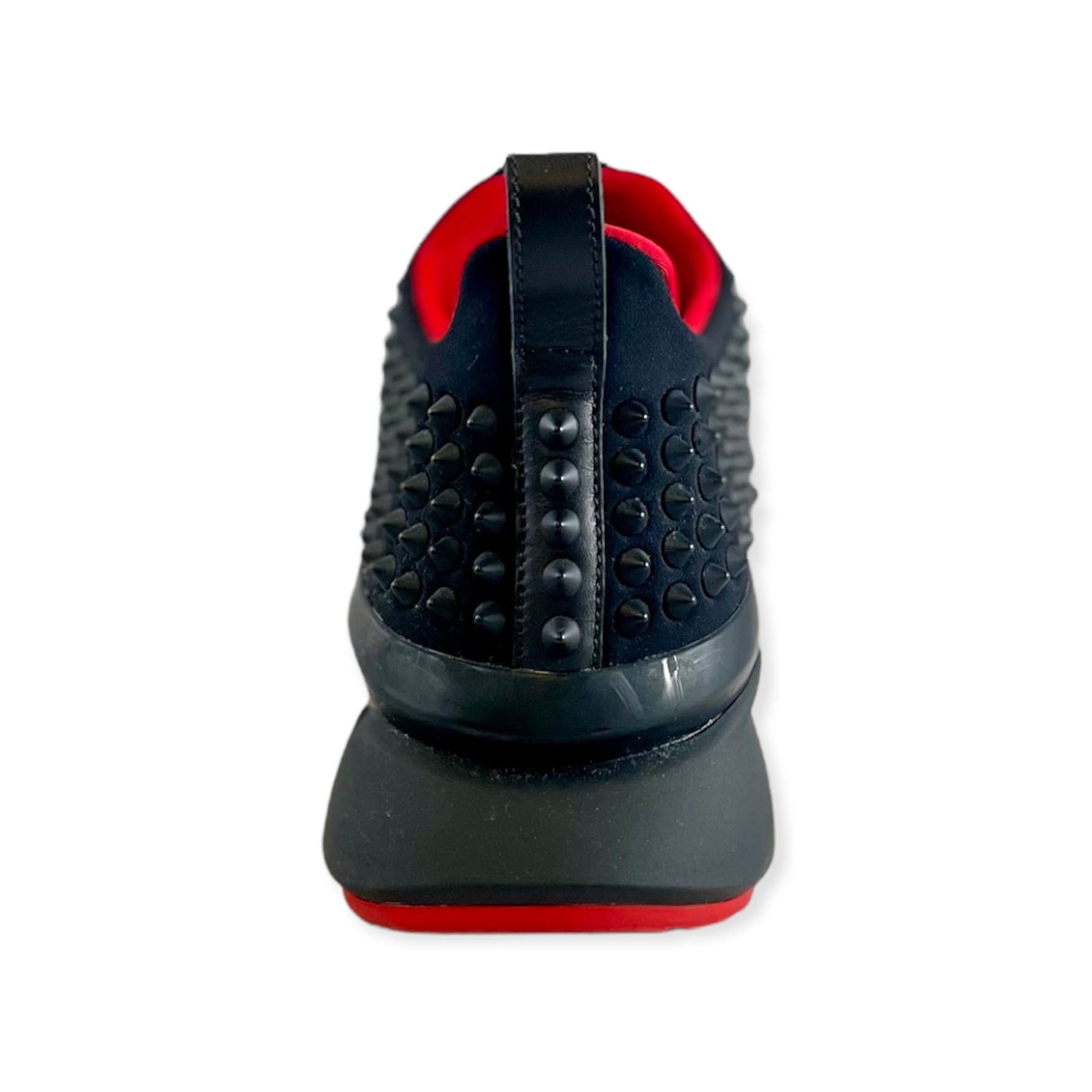 Christian Louboutin Spike Sock Black Low Top Sneakers - Sneak in Peace