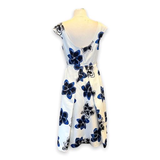 MILLY Floral Fit Flair Dress 4