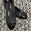 CHANEL Ballerinas in Navy and Black 2
