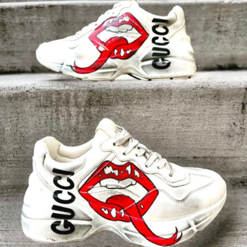 GUCCI Rhyton Mouth Sneakers 1