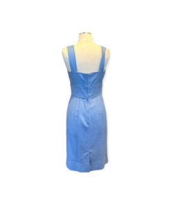 DOLCE & GABBANA Linen Dress in Blue 9