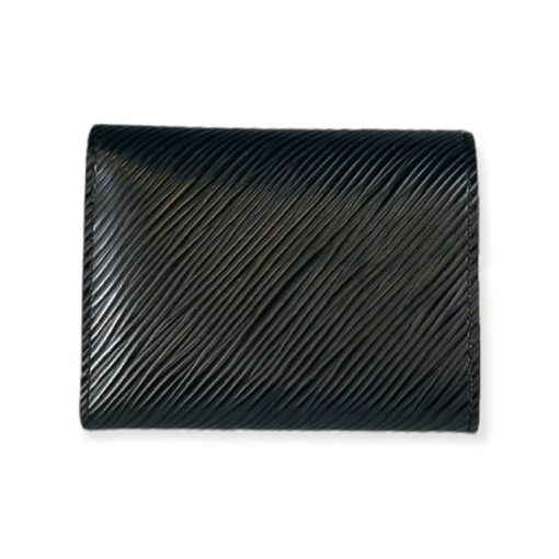 LOUIS VUITTON Twist XS Wallet in Black Epi Leather 4