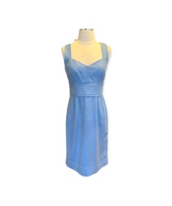 DOLCE & GABBANA Linen Dress in Blue 6