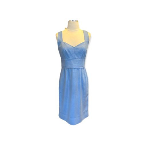 DOLCE & GABBANA Linen Dress in Blue 2