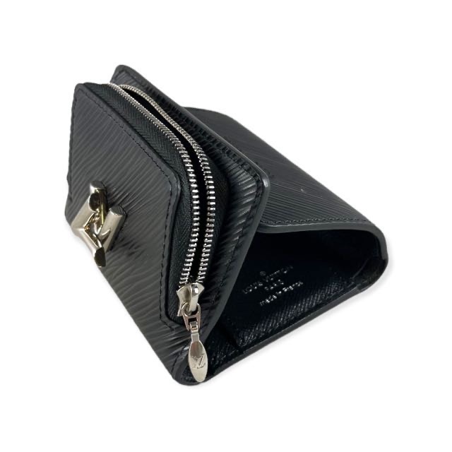 LOUIS VUITTON Twist XS Wallet in Black Epi Leather - More Than You