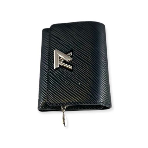 LOUIS VUITTON Twist XS Wallet in Black Epi Leather 5