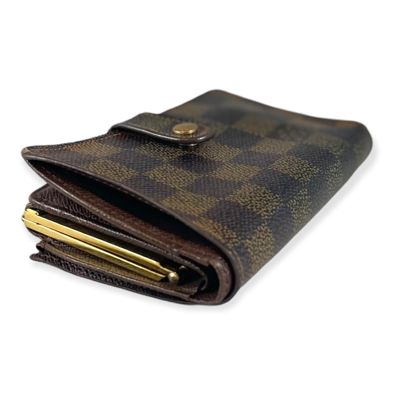 Louis Vuitton Damier Ebene French Purse Wallet (SHF-16751) – LuxeDH