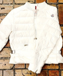 MONCLER Puff Bomber in White 9