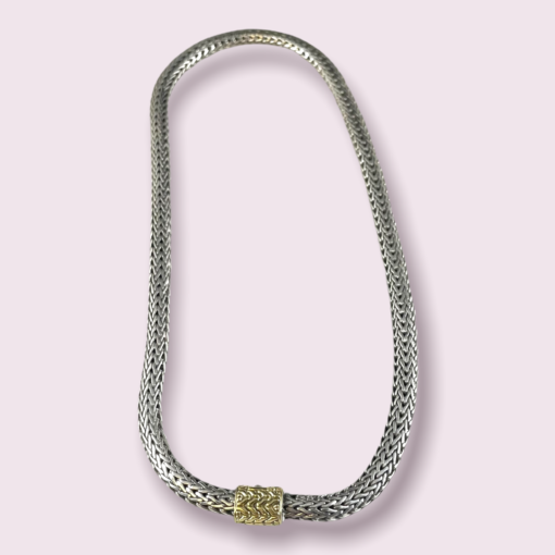 JOHN HARDY Classic Chain Necklace 925 18K 7
