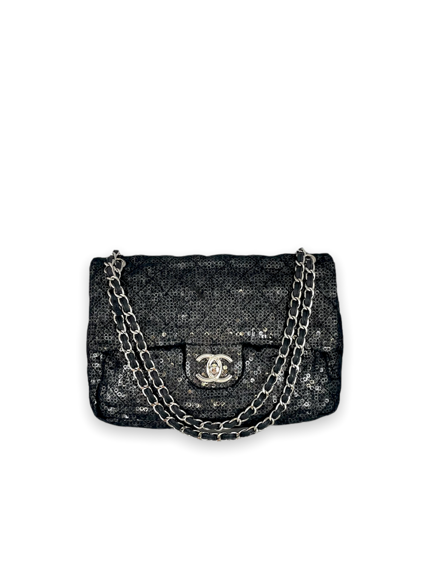 chanel black and white handbag new