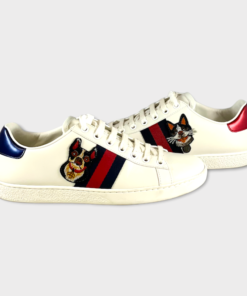 GUCCI Ace Cat Dog Sneakers 10