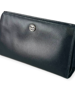 CHANEL Foldover Wallet in Black 11