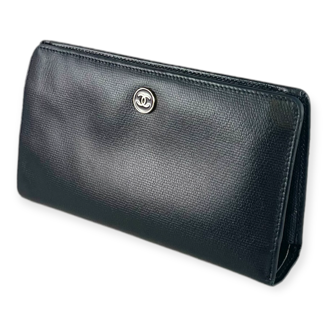 CHANEL Foldover Wallet in Black - More Than You Can Imagine