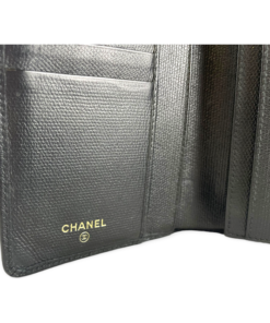 CHANEL Foldover Wallet in Black 16