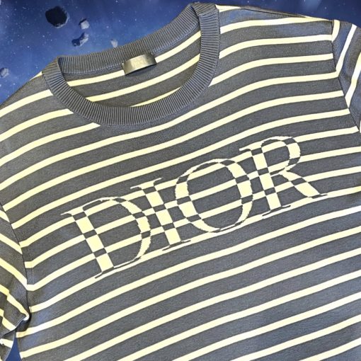 DIOR Striped Knit T-Shirt 1