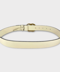 GUCCI Marmont Belt in Ivory 10