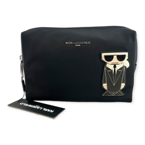 KARL LAGERFELD Cosmetic Pouch in Black 2