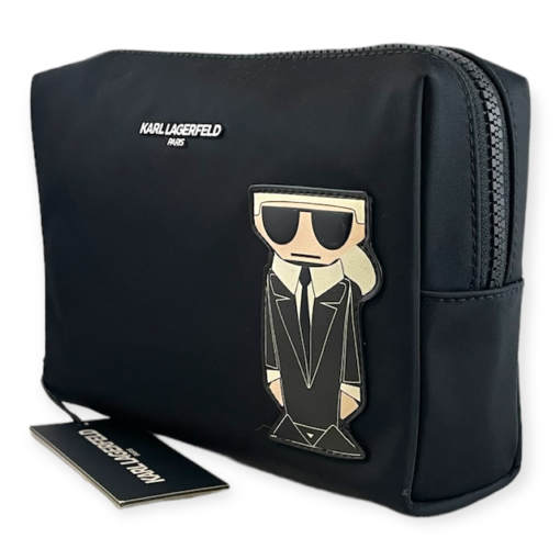 KARL LAGERFELD Cosmetic Pouch in Black 3