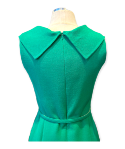OSCAR DE LA RENTA Belted Dress in Green 13