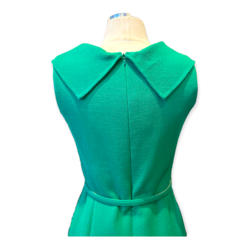 OSCAR DE LA RENTA Belted Dress in Green 7