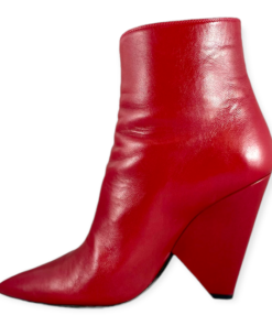SAINT LAURENT Niki Boots in Red 9