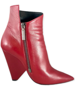 SAINT LAURENT Niki Boots in Red 8