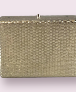 Vintage Woven Clutch in Silver 15