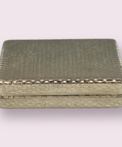 Vintage Woven Clutch in Silver 17