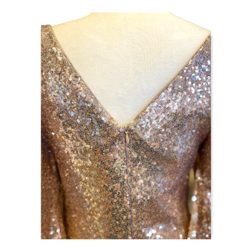 TALBOT RUNHOF Sequin Dress in Gold 7