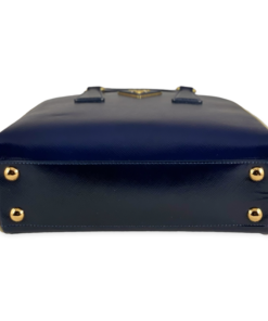 PRADA Zaffiano Vernice Top Handle Bag in Blue 19