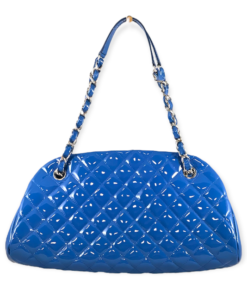 CHANEL Patent Mademoiselle in Blue 11