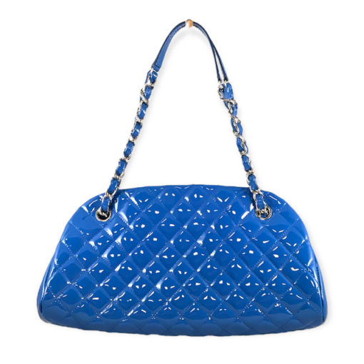 CHANEL Patent Mademoiselle in Blue 4
