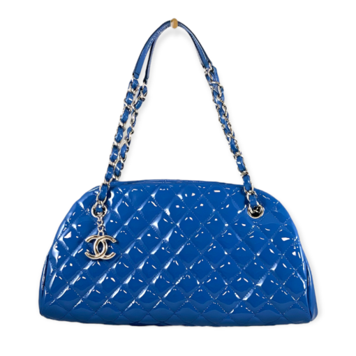 CHANEL Patent Mademoiselle in Blue 1