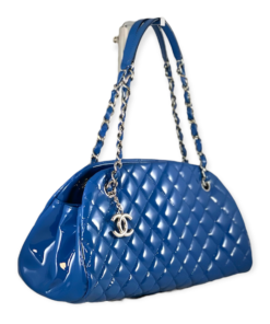 CHANEL Patent Mademoiselle in Blue 10