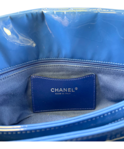 CHANEL Patent Mademoiselle in Blue 14