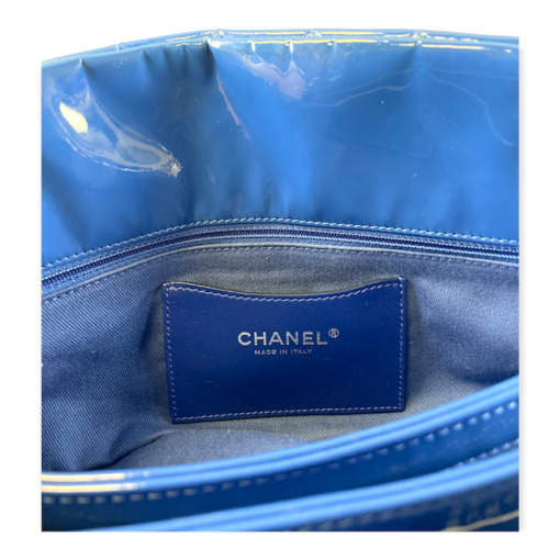 CHANEL Patent Mademoiselle in Blue 7