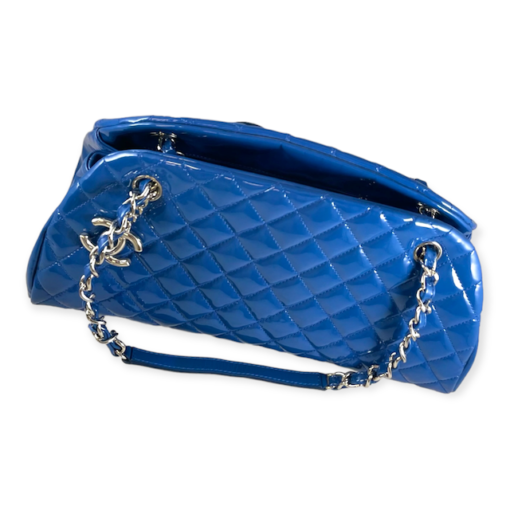 CHANEL Patent Mademoiselle in Blue 5