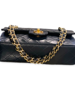 CHANEL Small Double Flap Bag in Black 14