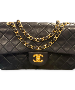 CHANEL Small Double Flap Bag in Black 11
