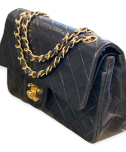 CHANEL Small Double Flap Bag in Black 12
