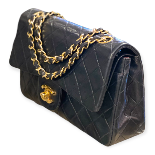CHANEL Small Double Flap Bag in Black 3