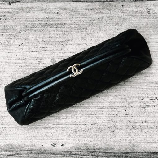 CHANEL Timeless Clutch in Black 1