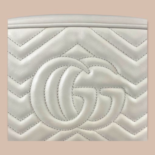 GUCCI GG Marmont Crossbody in Ivory 9
